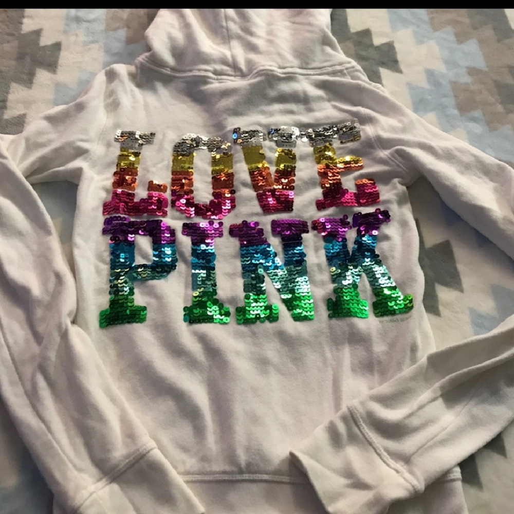 VS sequin zip up